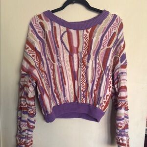 Forever 21 Multicolor Patterned Sweater